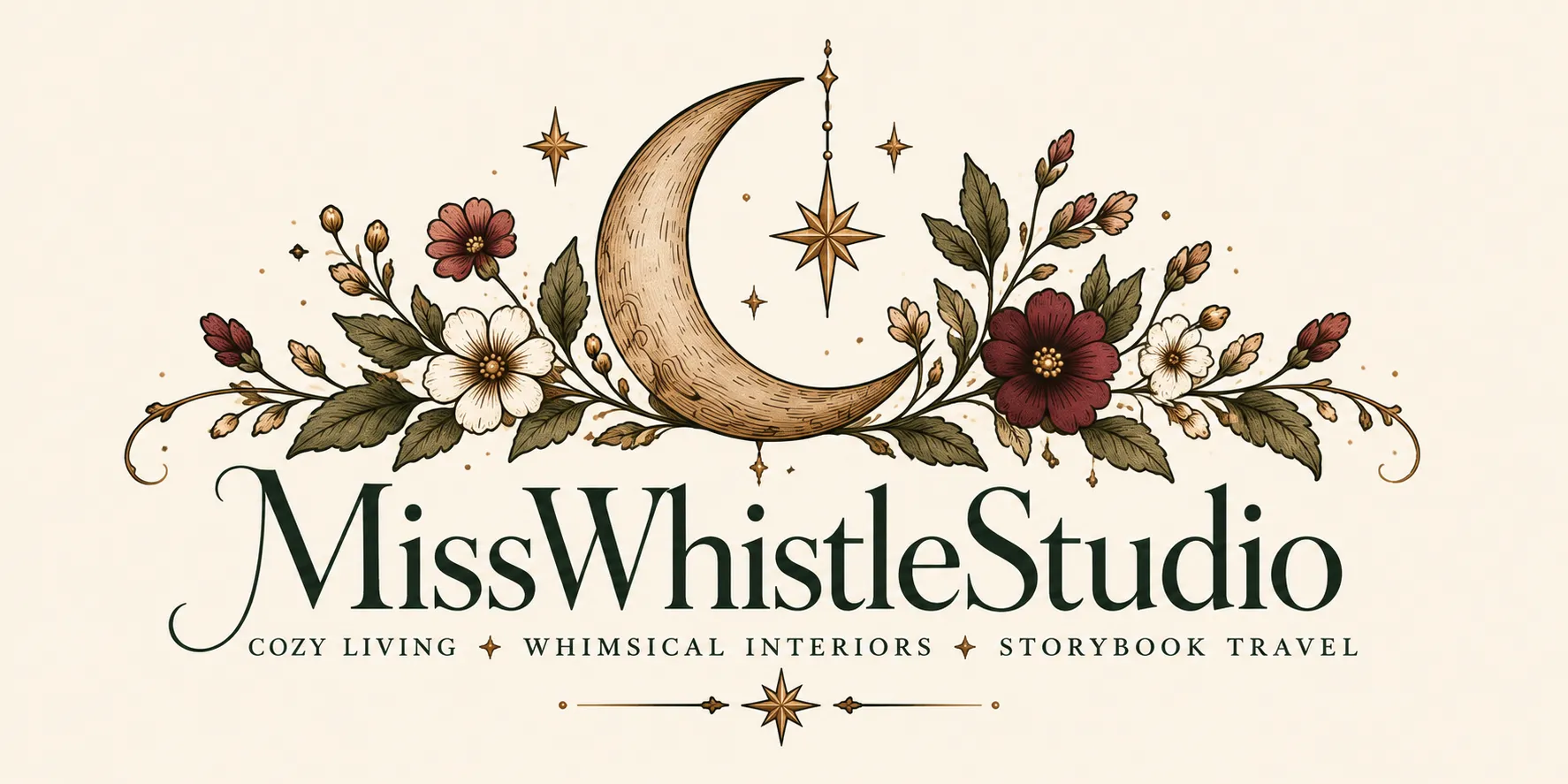 MissWhistleStudio — cozy living, whimsical interiors, storybook travel