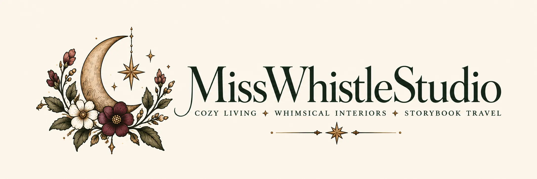 MissWhistleStudio — cozy living, whimsical interiors, storybook travel